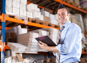 Storage facility in warehouse