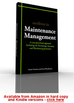 Maintenance Management book, written by Paul Wheelhouse of Red Wheel Solutions and Stuart Emmett